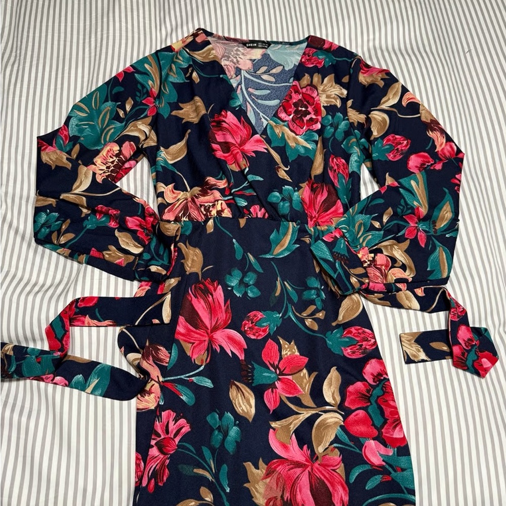 Shein floral dress